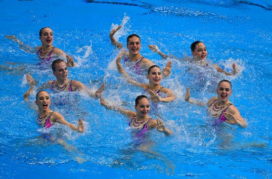 Чемпионат мира FINA 2019. Синхронное плавание. Группы. Техническая программа