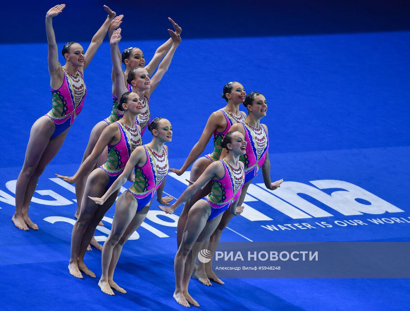 Чемпионат мира FINA 2019. Синхронное плавание. Группы. Техническая программа