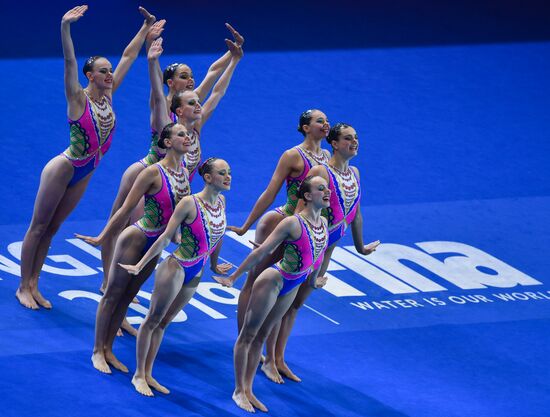 Чемпионат мира FINA 2019. Синхронное плавание. Группы. Техническая программа