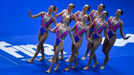 Чемпионат мира FINA 2019. Синхронное плавание. Группы. Техническая программа