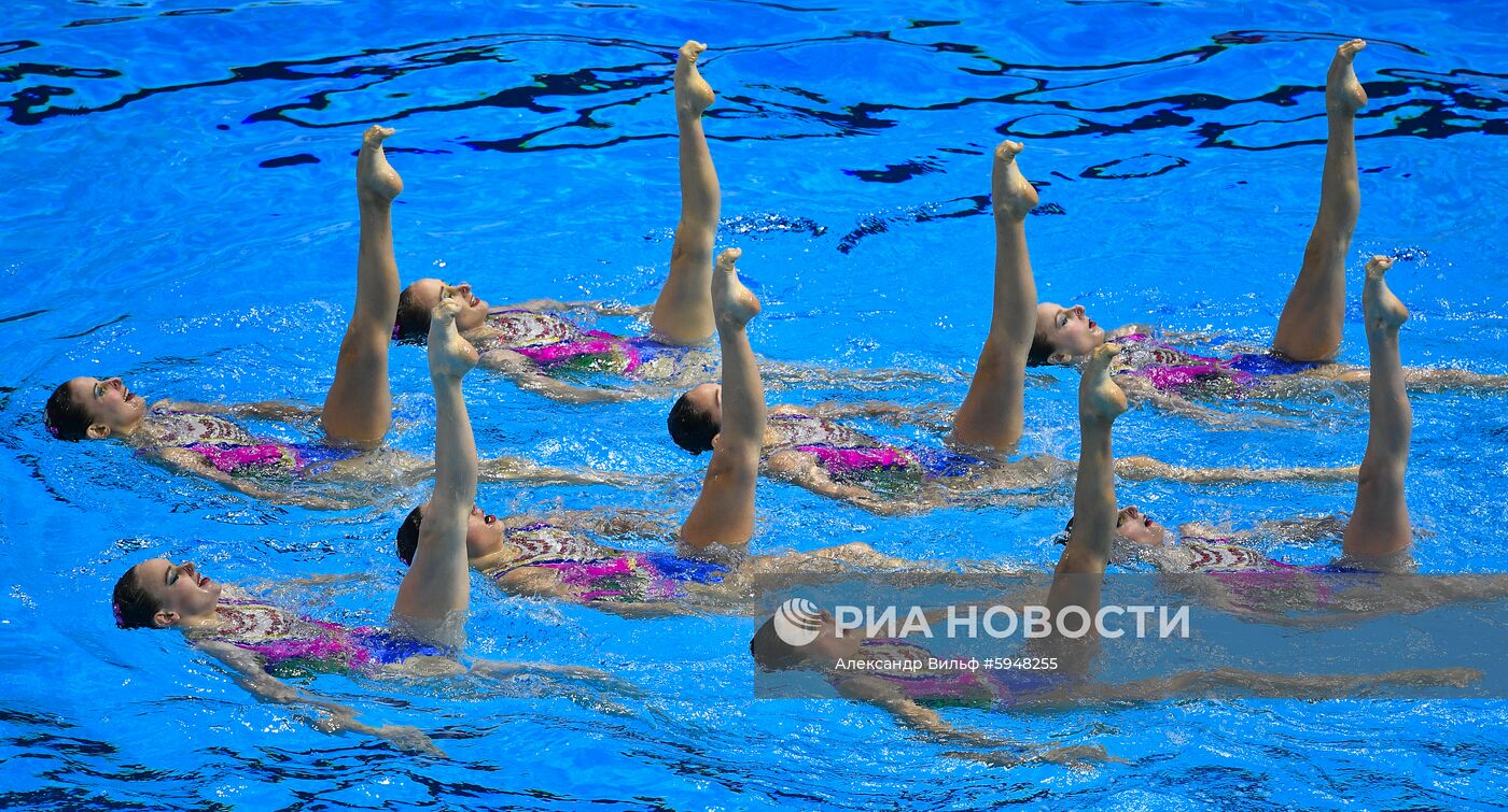 Чемпионат мира FINA 2019. Синхронное плавание. Группы. Техническая программа