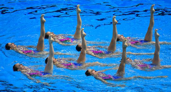 Чемпионат мира FINA 2019. Синхронное плавание. Группы. Техническая программа