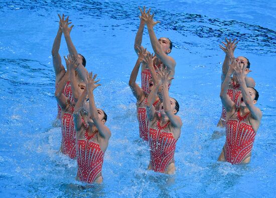 Чемпионат мира FINA 2019. Синхронное плавание. Группы. Техническая программа