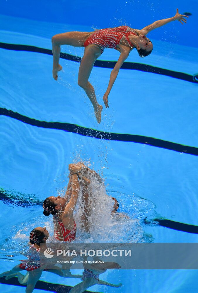 Чемпионат мира FINA 2019. Синхронное плавание. Группы. Техническая программа