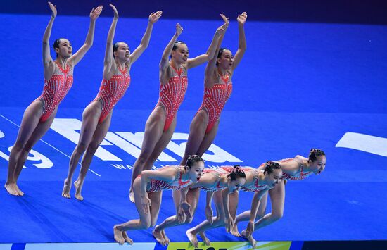 Чемпионат мира FINA 2019. Синхронное плавание. Группы. Техническая программа