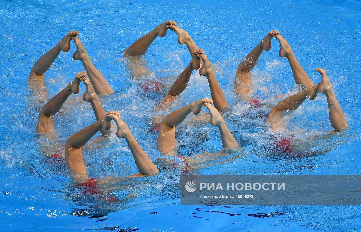 Чемпионат мира FINA 2019. Синхронное плавание. Группы. Техническая программа