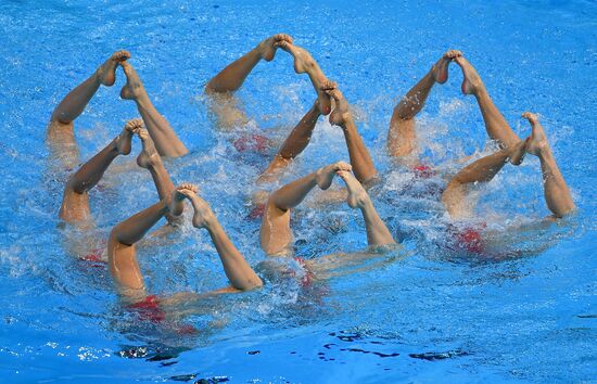 Чемпионат мира FINA 2019. Синхронное плавание. Группы. Техническая программа