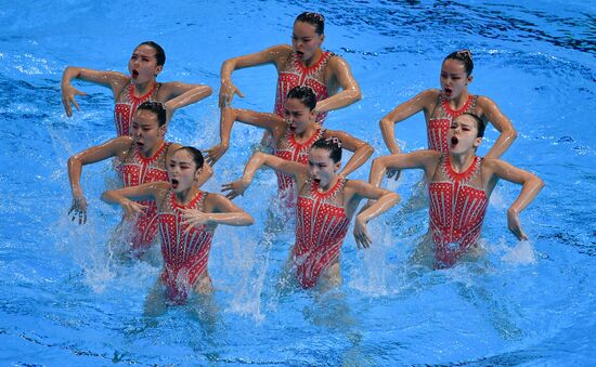 Чемпионат мира FINA 2019. Синхронное плавание. Группы. Техническая программа