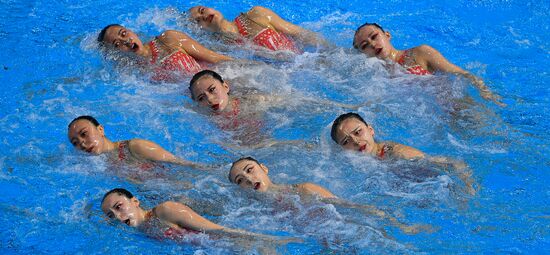 Чемпионат мира FINA 2019. Синхронное плавание. Группы. Техническая программа