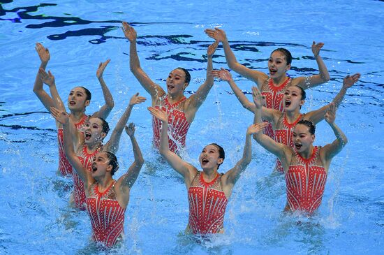 Чемпионат мира FINA 2019. Синхронное плавание. Группы. Техническая программа