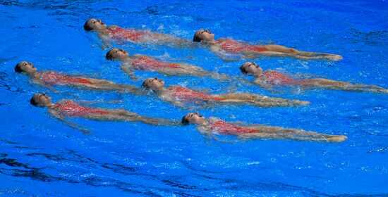 Чемпионат мира FINA 2019. Синхронное плавание. Группы. Техническая программа