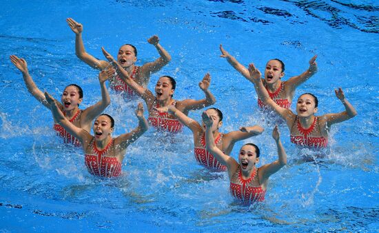 Чемпионат мира FINA 2019. Синхронное плавание. Группы. Техническая программа