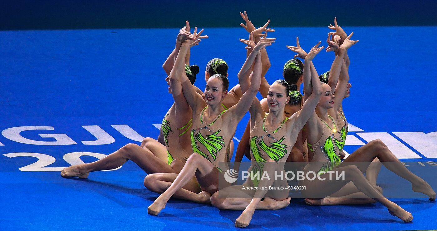 Чемпионат мира FINA 2019. Синхронное плавание. Группы. Техническая программа