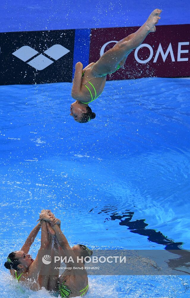 Чемпионат мира FINA 2019. Синхронное плавание. Группы. Техническая программа