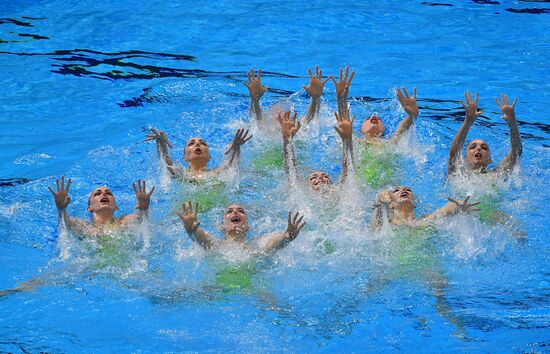 Чемпионат мира FINA 2019. Синхронное плавание. Группы. Техническая программа