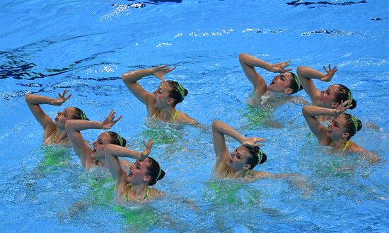 Чемпионат мира FINA 2019. Синхронное плавание. Группы. Техническая программа
