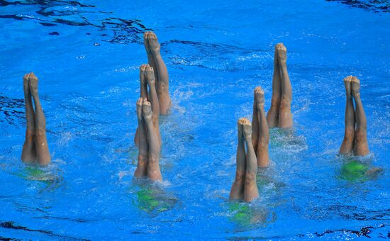 Чемпионат мира FINA 2019. Синхронное плавание. Группы. Техническая программа