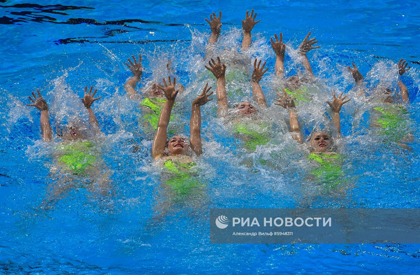 Чемпионат мира FINA 2019. Синхронное плавание. Группы. Техническая программа