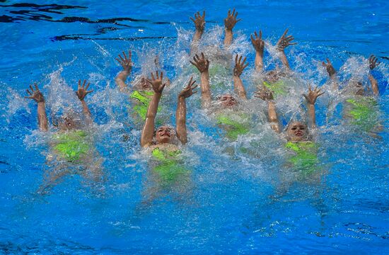 Чемпионат мира FINA 2019. Синхронное плавание. Группы. Техническая программа