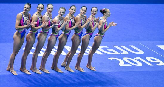 Чемпионат мира FINA 2019. Синхронное плавание. Группы. Техническая программа