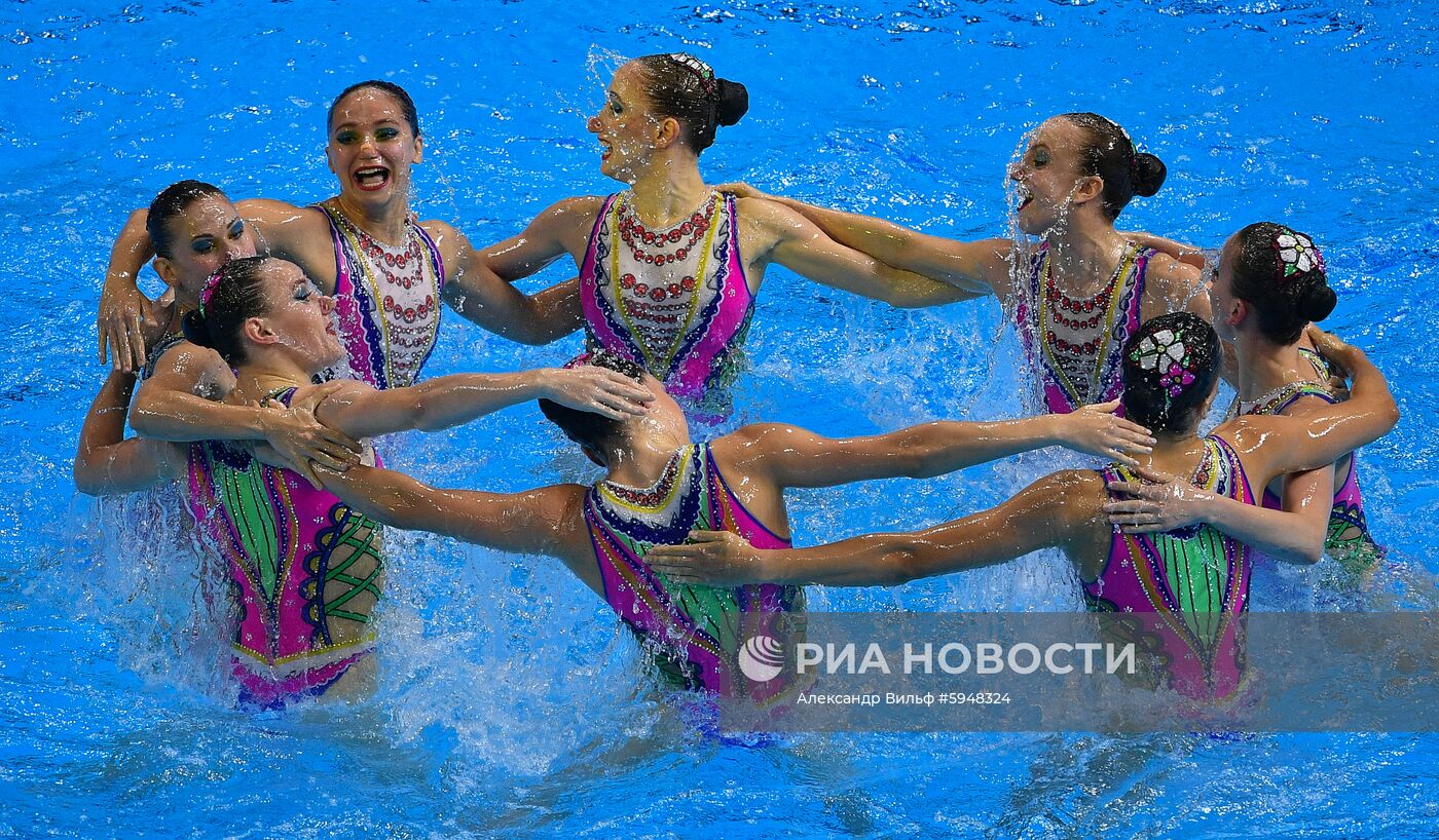 Чемпионат мира FINA 2019. Синхронное плавание. Группы. Техническая программа