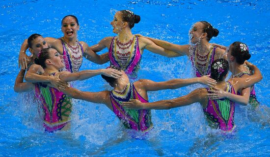 Чемпионат мира FINA 2019. Синхронное плавание. Группы. Техническая программа