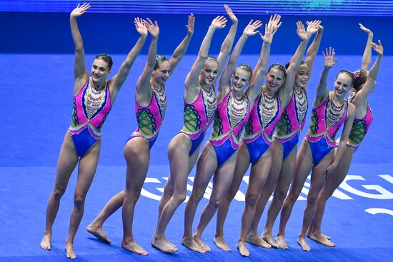 Чемпионат мира FINA 2019. Синхронное плавание. Группы. Техническая программа