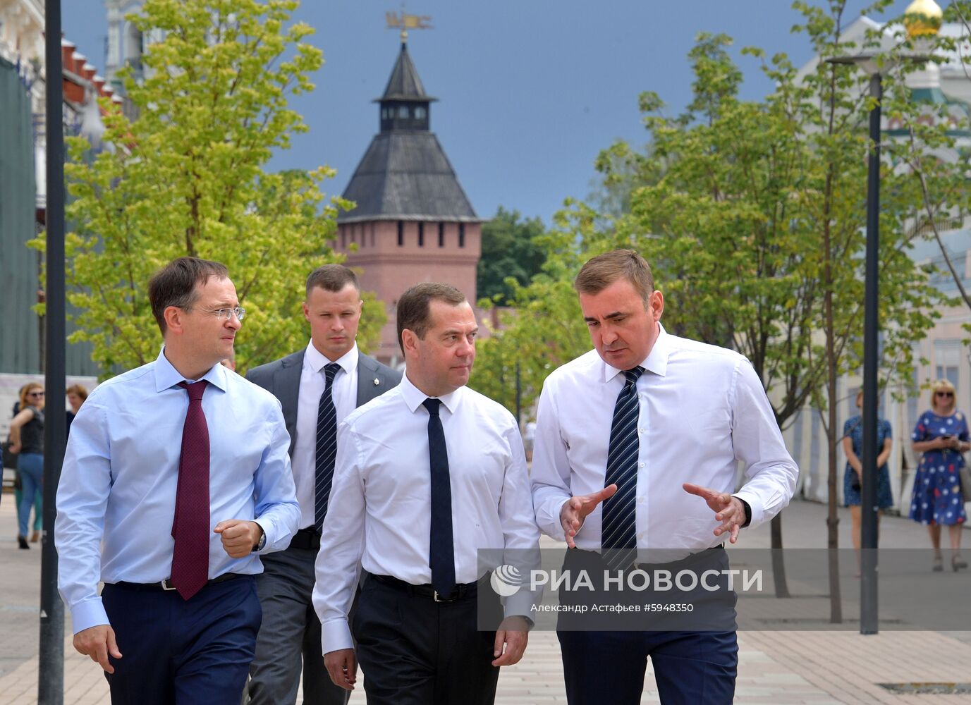 Рабочая поездка премьер-министра РФ Д. Медведева в Тульскую область