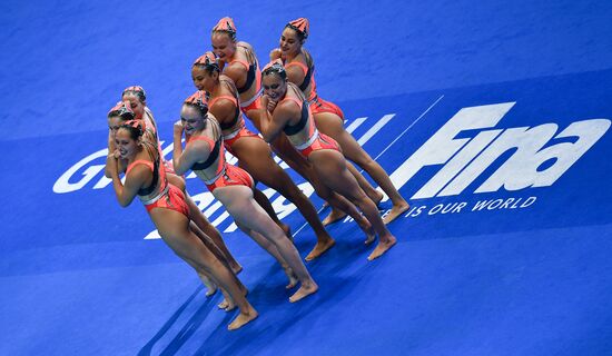 Чемпионат мира FINA 2019. Синхронное плавание. Группы. Техническая программа