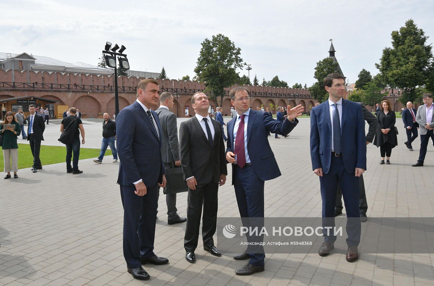 Рабочая поездка премьер-министра РФ Д. Медведева в Тульскую область