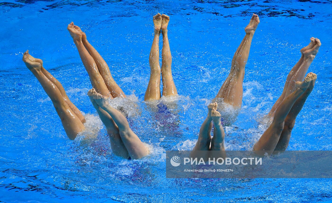 Чемпионат мира FINA 2019. Синхронное плавание. Группы. Техническая программа