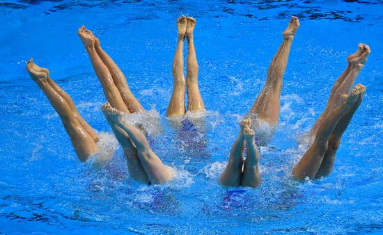 Чемпионат мира FINA 2019. Синхронное плавание. Группы. Техническая программа