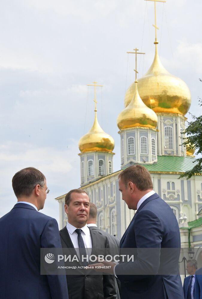 Рабочая поездка премьер-министра РФ Д. Медведева в Тульскую область