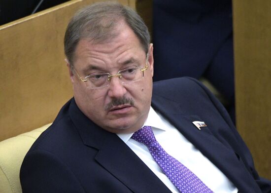 Пленарное заседание Госдумы РФ