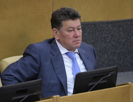 Пленарное заседание Госдумы РФ