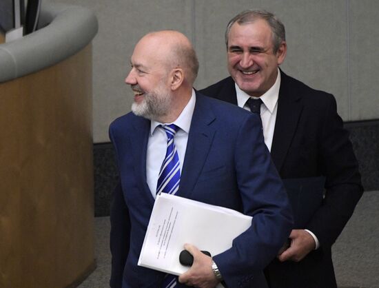 Пленарное заседание Госдумы РФ