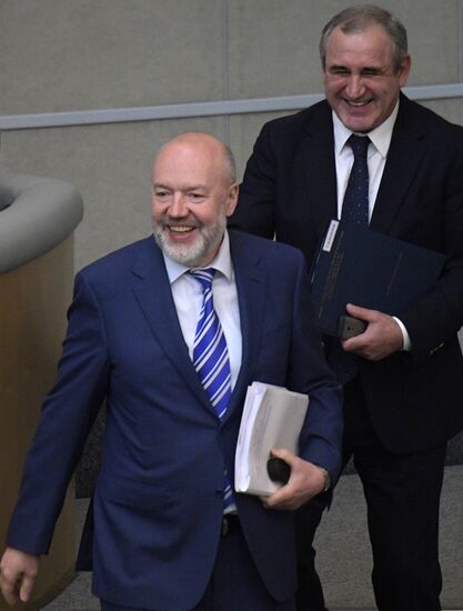 Пленарное заседание Госдумы РФ