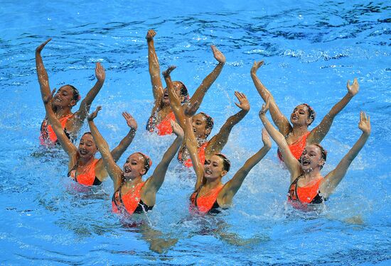 Чемпионат мира FINA 2019. Синхронное плавание. Группы. Техническая программа