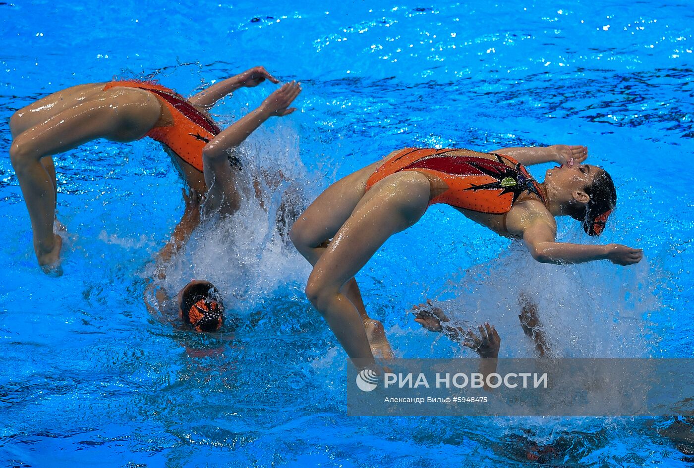 Чемпионат мира FINA 2019. Синхронное плавание. Группы. Техническая программа