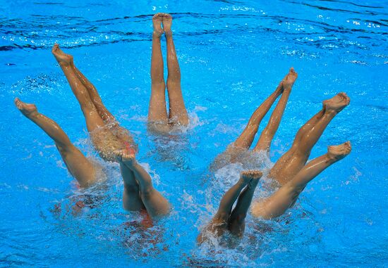 Чемпионат мира FINA 2019. Синхронное плавание. Группы. Техническая программа