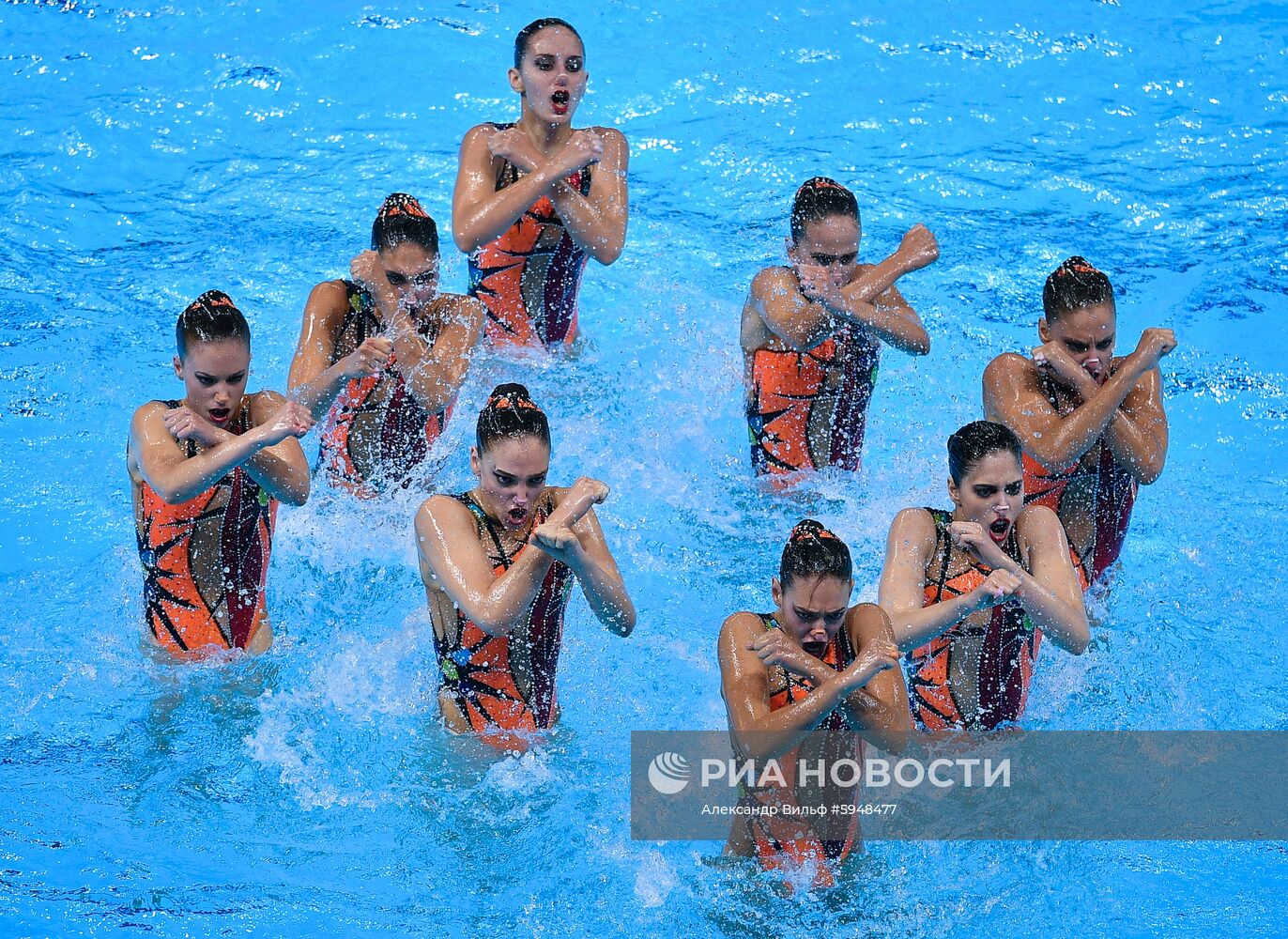 Чемпионат мира FINA 2019. Синхронное плавание. Группы. Техническая программа