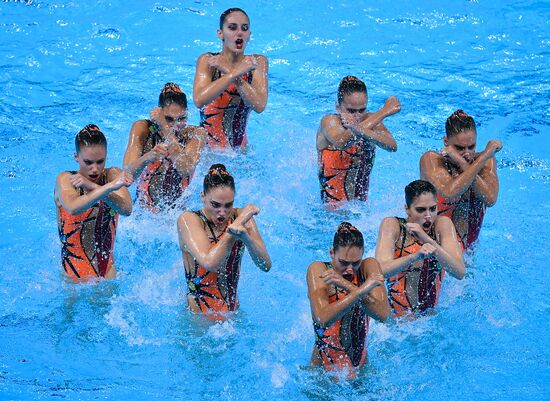 Чемпионат мира FINA 2019. Синхронное плавание. Группы. Техническая программа