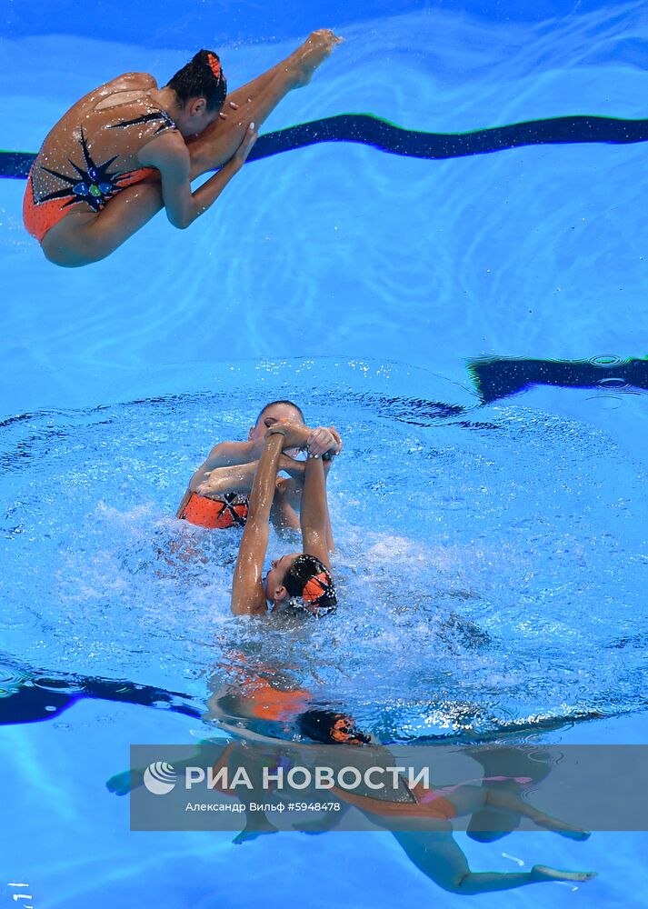 Чемпионат мира FINA 2019. Синхронное плавание. Группы. Техническая программа