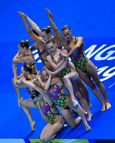 Чемпионат мира FINA 2019. Синхронное плавание. Группы. Техническая программа