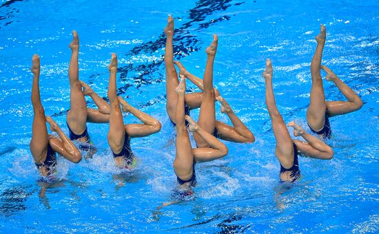 Чемпионат мира FINA 2019. Синхронное плавание. Группы. Техническая программа