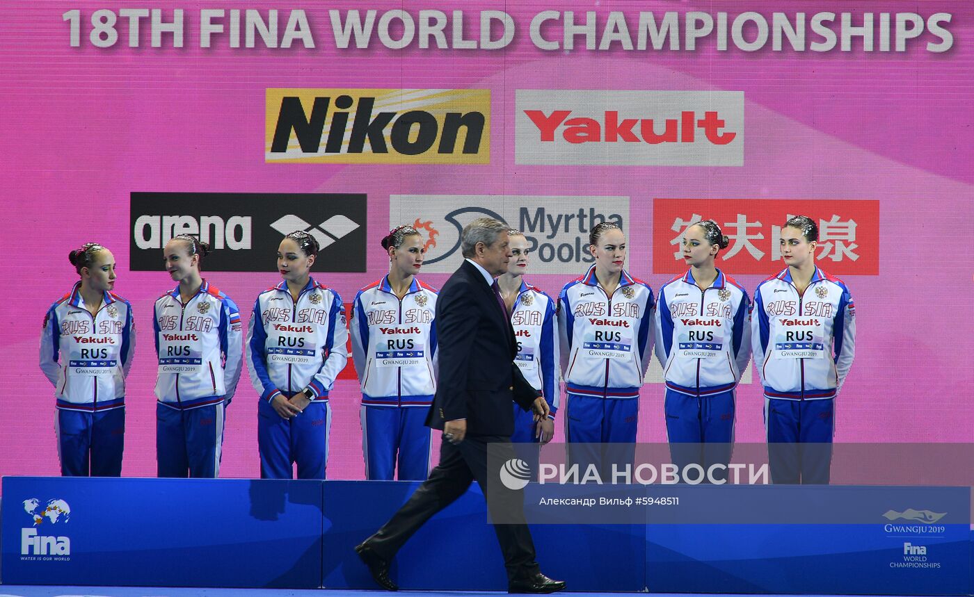Чемпионат мира FINA 2019. Синхронное плавание. Группы. Техническая программа