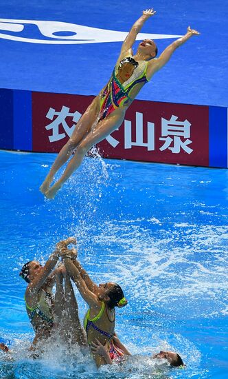 Чемпионат мира FINA 2019. Синхронное плавание. Группы. Техническая программа