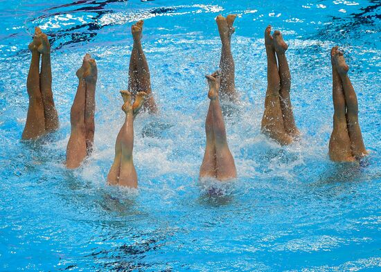 Чемпионат мира FINA 2019. Синхронное плавание. Группы. Техническая программа
