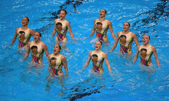 Чемпионат мира FINA 2019. Синхронное плавание. Группы. Техническая программа