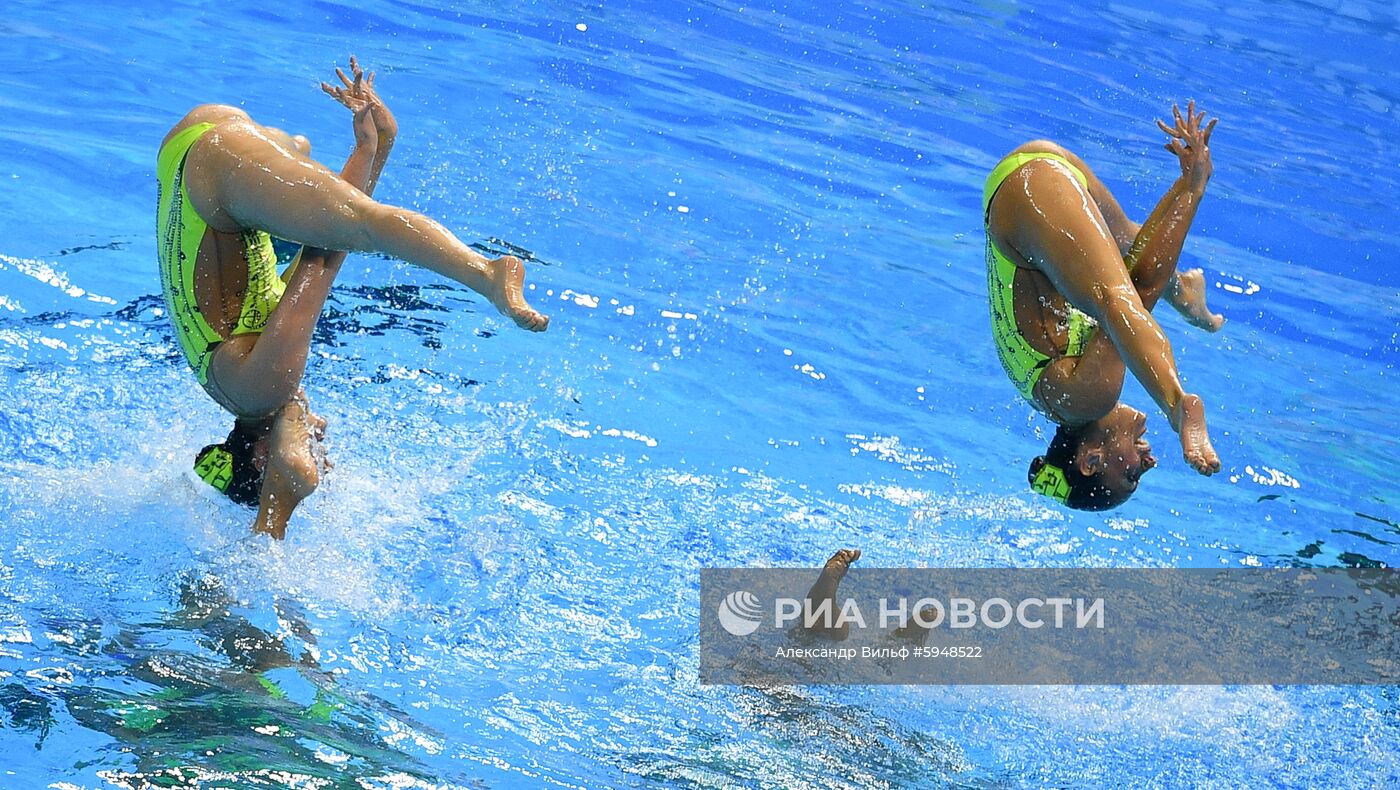Чемпионат мира FINA 2019. Синхронное плавание. Группы. Техническая программа